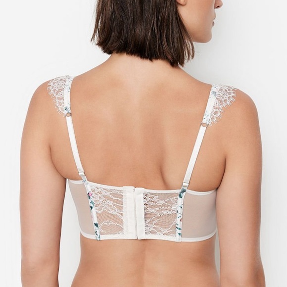 Victoria Secret Unlined Lace up Bra Top - Picture 2 of 3